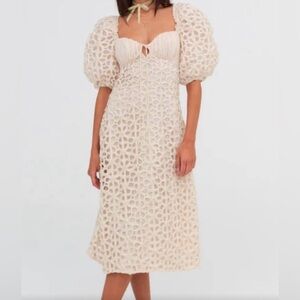 For Love & Lemons Brooke Midi Dress